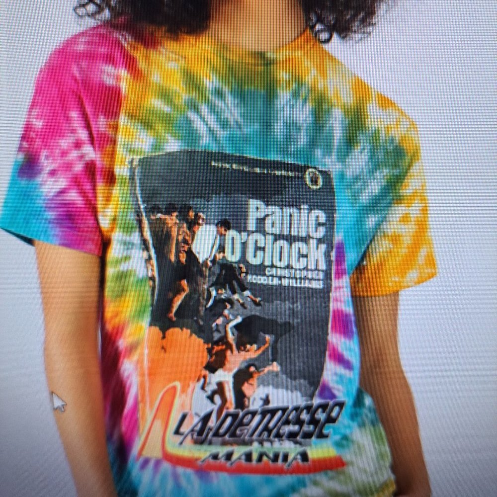 NWT La Detresse Tropicali Panic O' Clock Mania Tee Shirt Size XS